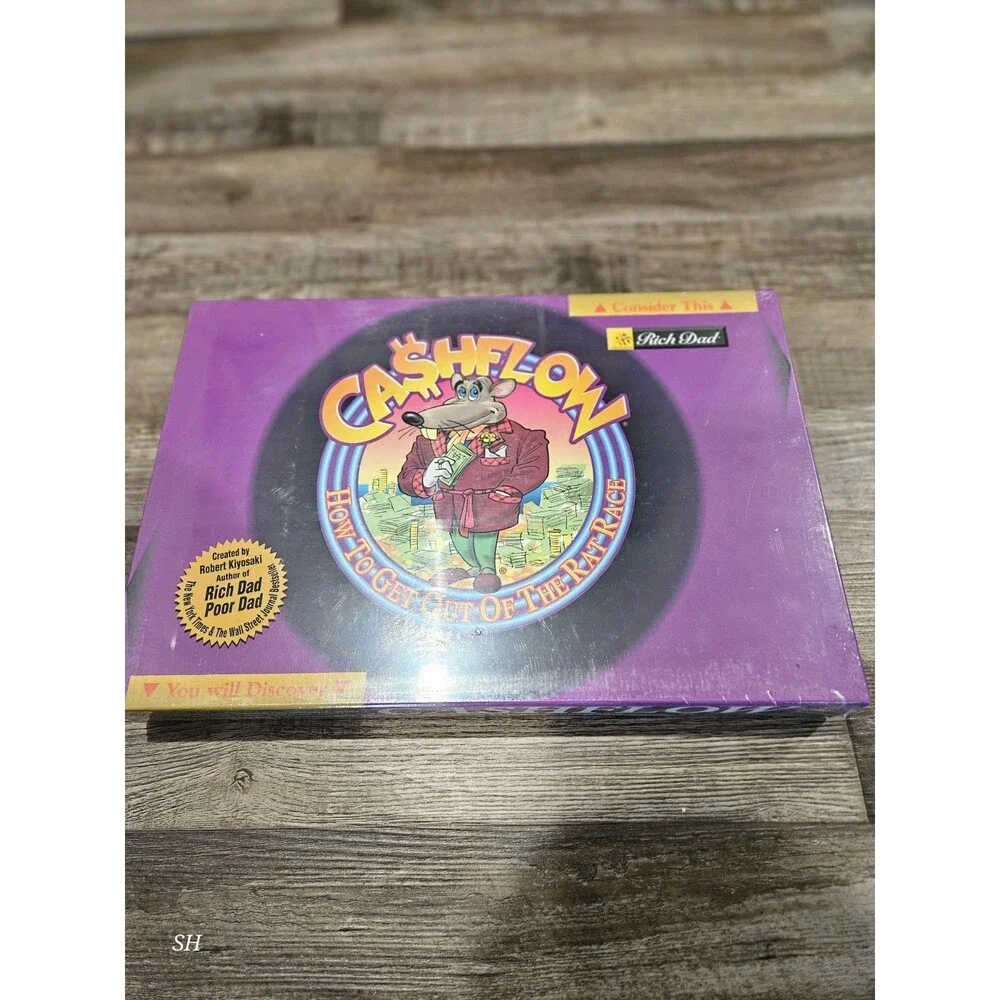 New Cashflow How To Get Out of the Rat Race Board Game by Robert Kiyosaki Sealed